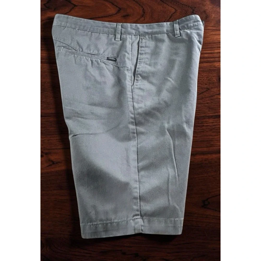 Men's Volcom Vmonty Grey Shorts Size 33 Skater Streetwear 10